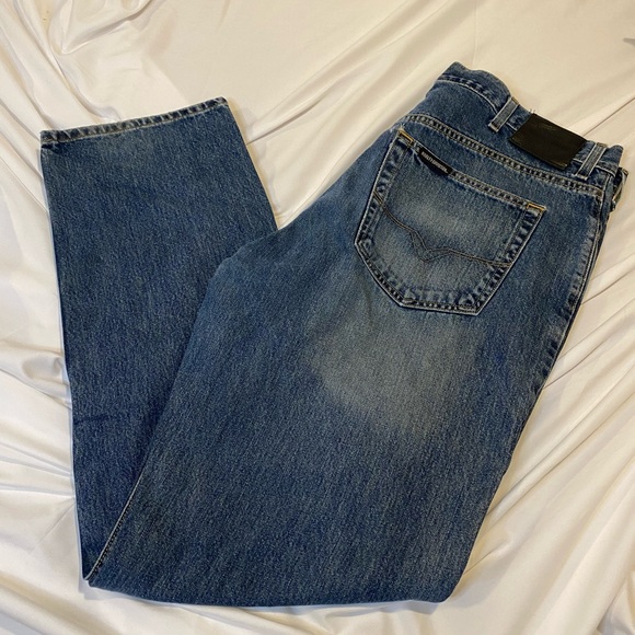 Harley-Davidson medium wash distressed jeans 40/34 - Picture 2 of 6